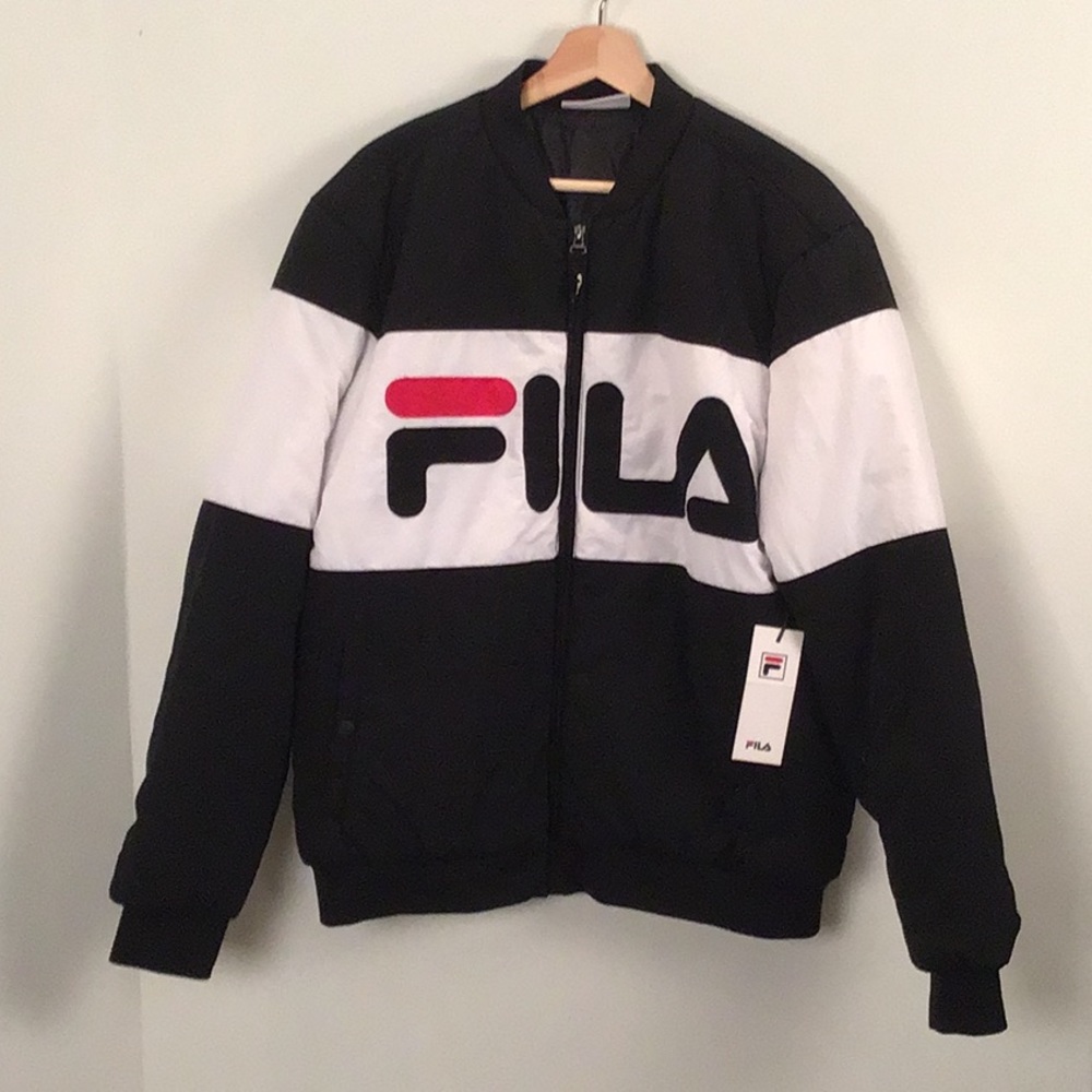 NWT Fila bomber jacket size M.